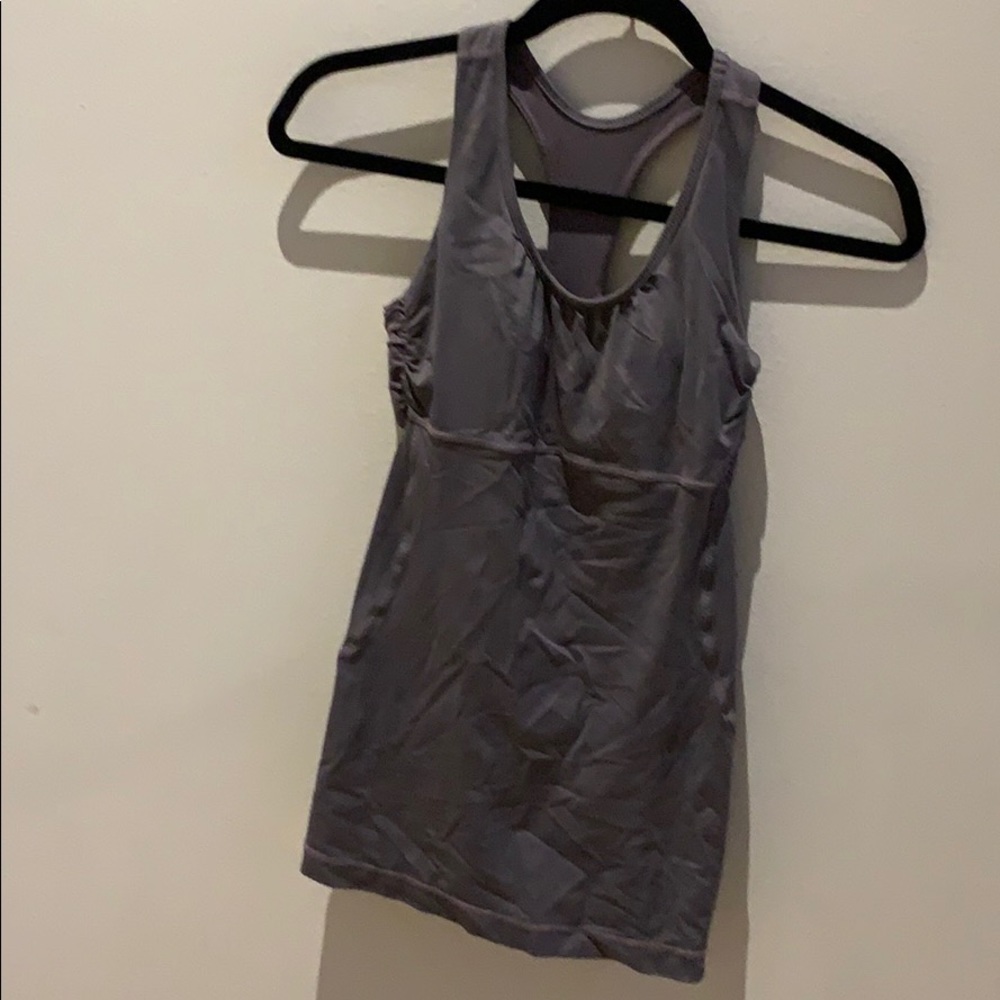 Purple grey size 4 lululemon tank
